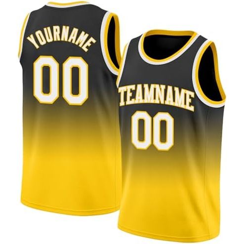 Black Yellow - White