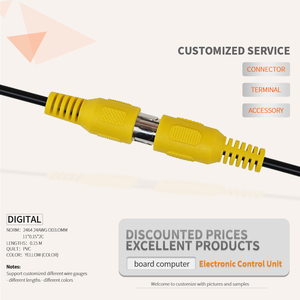 Custom Tin-plated AV Cable Connector Speaker RCA Male and Female Open Audio Cable, <strong>Used</strong> in Home Theater and Car Audio Systems - Product Image 2