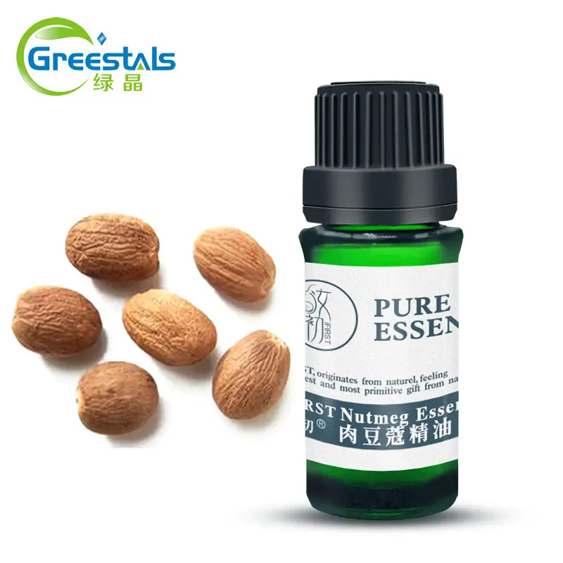 Aceite Esencial de Nutmeg, masaje corporal terapéutico, Extracto de planta de aceite de Nutmeg