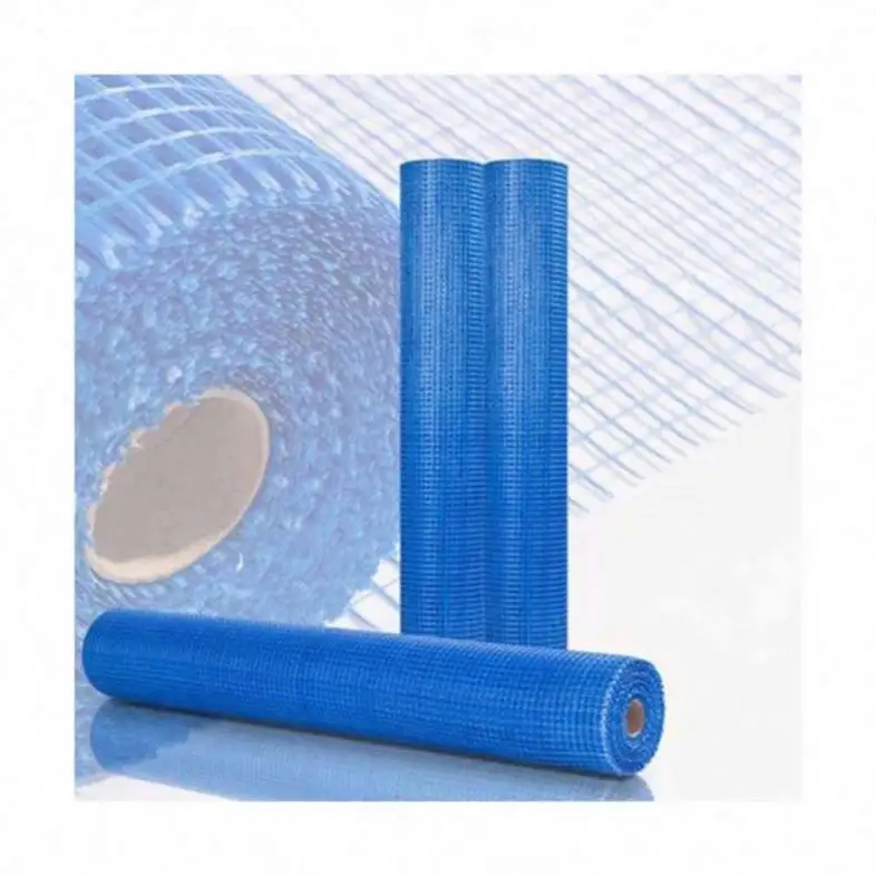 Vetro rinforzato commercio garanzia di costruzione in fibra di rotola tessuto da parete adesivo Eifs Backed 4*4 160G alcali rete in fibra di vetro maglia