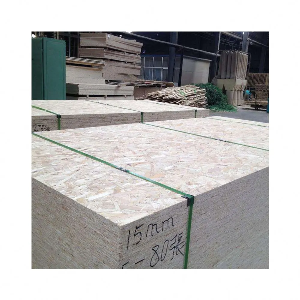 Marché américain OSB 3/4 "X4'X8' OSB2 et 7/16" X4'X8' OSB3 avec T & G pour mur de toiture gainage