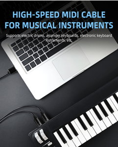 200cm Length <strong>Custom</strong> Usb Type C <strong>Midi</strong> Cable With Input Output Connecting <strong>Keyboard</strong> Synthesizer