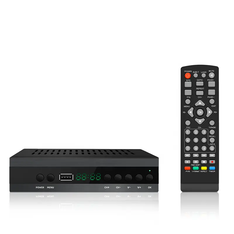 Tây Ban Nha DVB T2 H265 TV Receiver tdt Bộ giải mã 1080P Full HD DVBT2 H265 10 bit Bộ giải mã Set Top Box