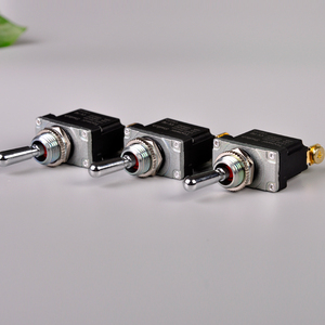 Spst 12mm không thấm nước vít thiết bị đầu cuối ON-OFF chuyển đổi chuyển đổi cho bảng điều khiển điện xe ô tô tàu và máy bay thiết bị quân sự - Product Image 4
