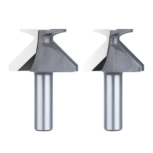 HUHAO 68mm 1/2*R18 R30 Carbide <strong>Cutter</strong> Circular <strong>Arc</strong> Bending Integrated Forming Round for Wooden Doors Router Bit 407291101 - Product Image 3
