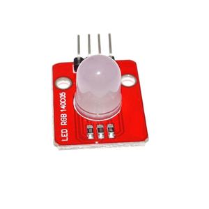 Modulo LED full-color RGB blocco elettronico da costruzione 5V a tre colori compatibile 10mm ad alta luminosità RGB modulo LED full-color