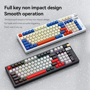 T-WOLF T70 Three Mode Mechanical <strong>Keyboard</strong> Hot Swappable Custom RGB <strong>Computer</strong> Gaming <strong>Keyboard</strong> Wireless <strong>Keyboard</strong> with Knob