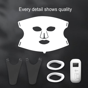 7-Color LED Silicon Beauty Mask <strong>Infrared</strong> Photon Technology 630nm Red Light Photon Therapy Soft Medical Silicone Handheld Mask - Product Image 5