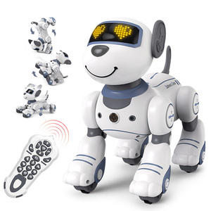Rus dili programlanabilir akıllı eğitim uzaktan kedi stunt robot robotik köpek oyuncak takip dokunmatik