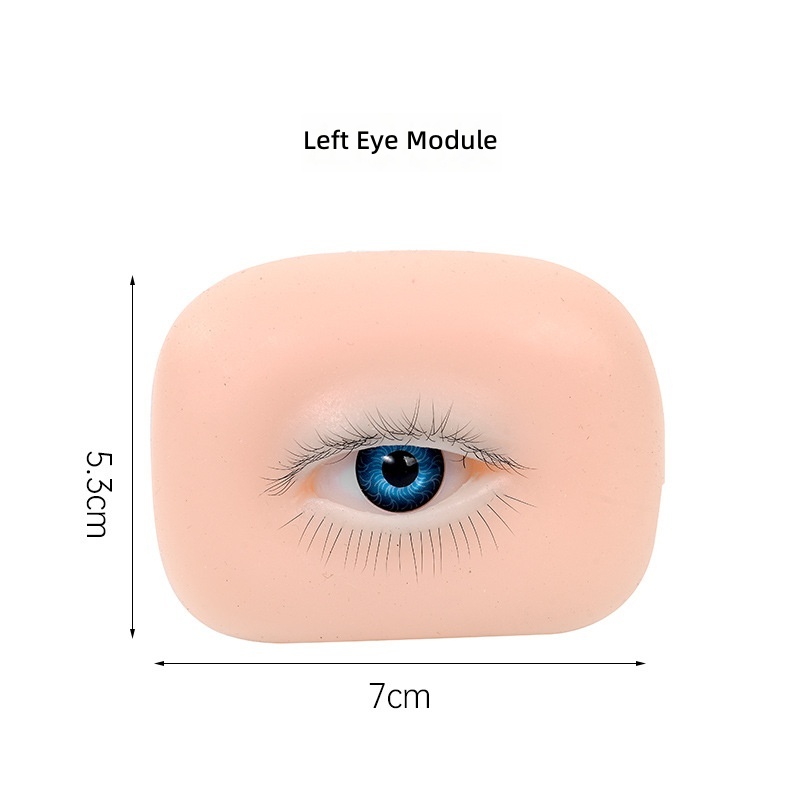 Module de cils bleu œil gauche