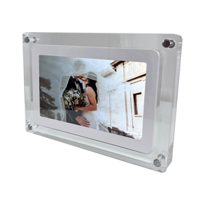 Nuovo Design cornice digitale con funzione Touch Screen 5 pollici 7 pollici 10 pollici acrilico per la riproduzione di foto e Video - Product Image 1