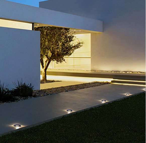 Lumière latérale transmettant la lampe enterrée encastrée LED lampadaire projecteur extérieur étanche projecteur