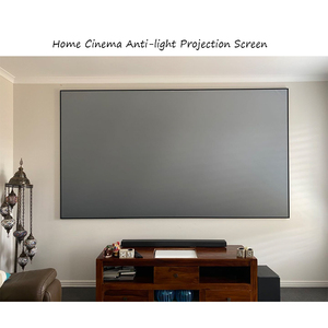 Personalizar cortina de cine en casa al aire libre marco fijo Marco de proyección cortina Pantalla de proyector - Product Image 2