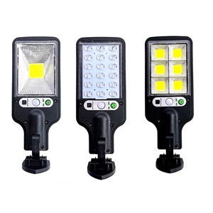 防水ガーデンライトIP65/67屋外ソーラー街路灯LED光源ABSボディリモコン & 人体センサー - Product Image 1
