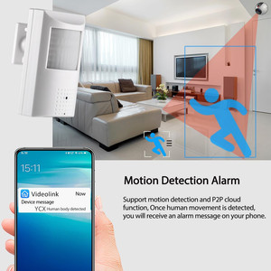 HD Audio 6MP 3.7mm Lens Night Vision Mini IP 940nm Infrared <strong>IR</strong> Led PIR Style P2P Indoor POE Motion Detector Security <strong>Camera</strong> - Product Image 4