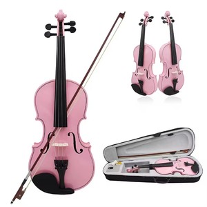 Nero sei colori garantita qualità strumento violino di 4/4 dimensioni corda in acciaio e colofonia per studenti e principianti - Product Image 2