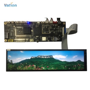 Pantalla de estante de 8,8 pulgadas, pantalla LCD estirada de 1920x480 con placa controladora Android