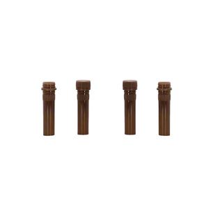 1.5ml Micro Laboratório Centrífuga Tubos com Safe-Lock Screw Cap Âmbar Marrom Plástico PP Saia Edged Base Bottom para uso - Product Image 1