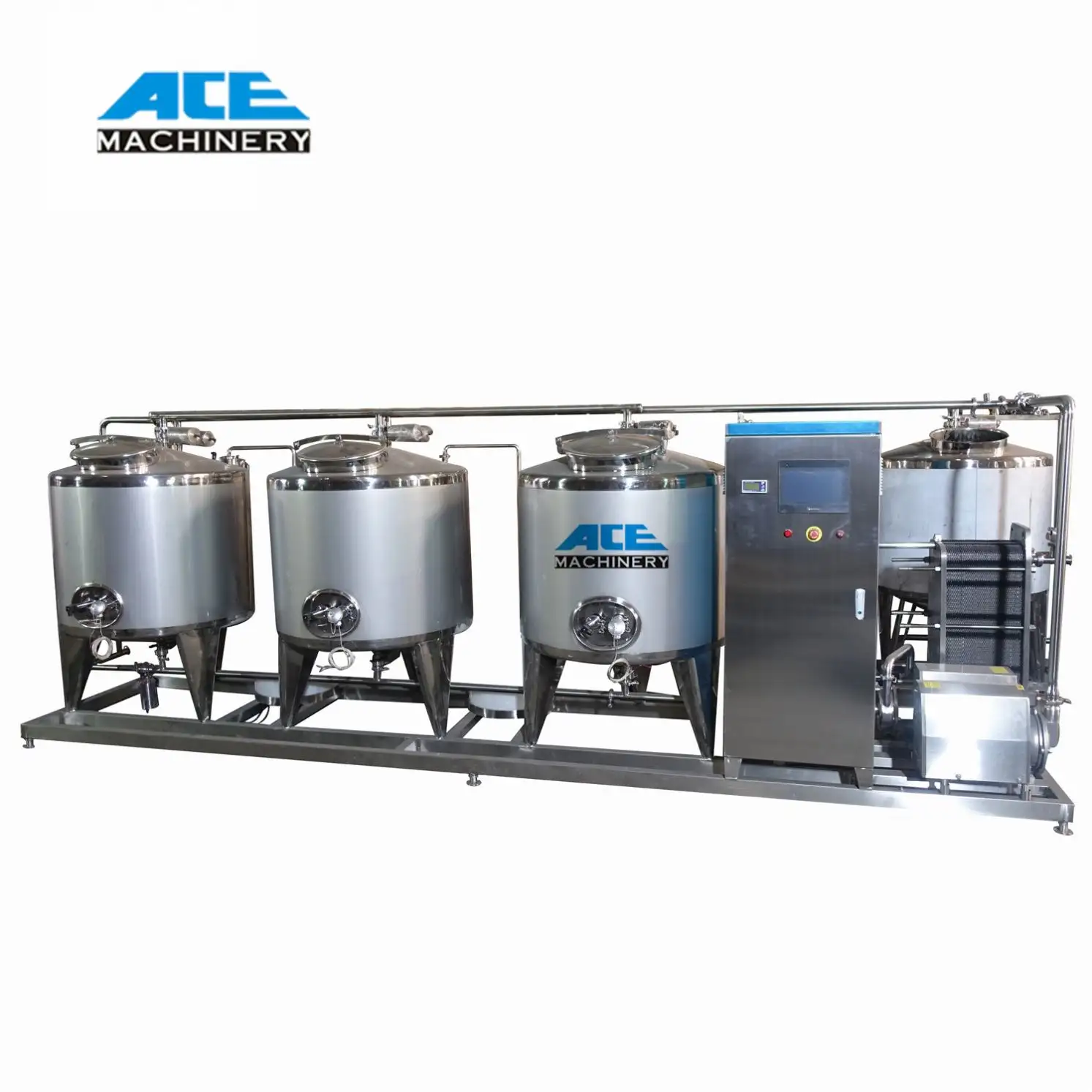 New Design Automatic Semi-Automatic And Manual Stainless Steel For Food Factory Cip Clean Washing System
