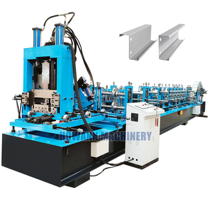 Full Automatic <strong>C</strong> Z Shape Aluminum Profile Roll Former Low <strong>Cost</strong> CZ Interchangeable Metal Steel Channel Machine - Product Image 1