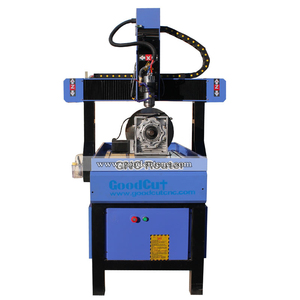 Router cnc de 4 ejes de la máquina con dispositivo rotativo para grabado de metal - Product Image 3