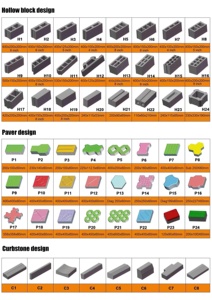 Maquinaria de fabricación de ladrillos de pavimentación hueca semiautomática Máquina formadora de bloques de hormigón de cemento multifuncional - Product Image 4