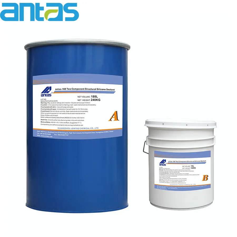 Antas 168 Two-Component Structural Silicone Sealant Drum For Curtain Wall Structural Silicone Sealant for Curtain Wall