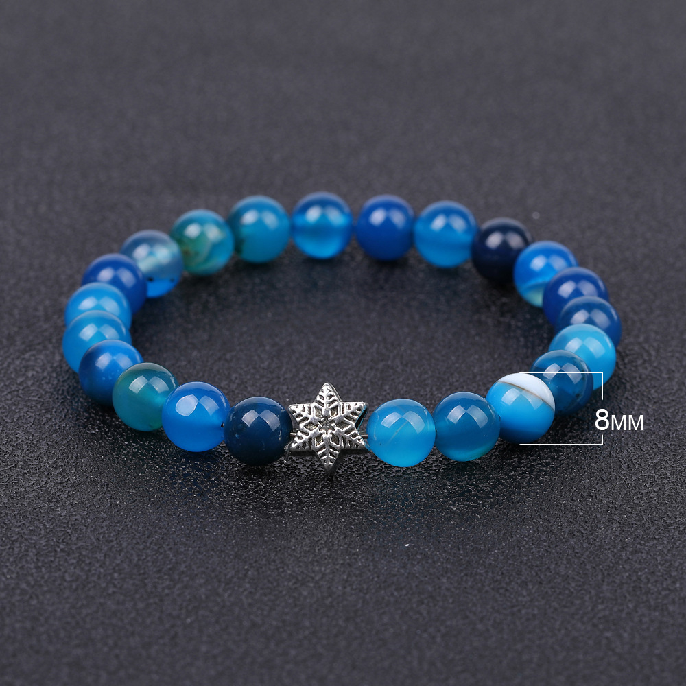 Agata a strisce blu