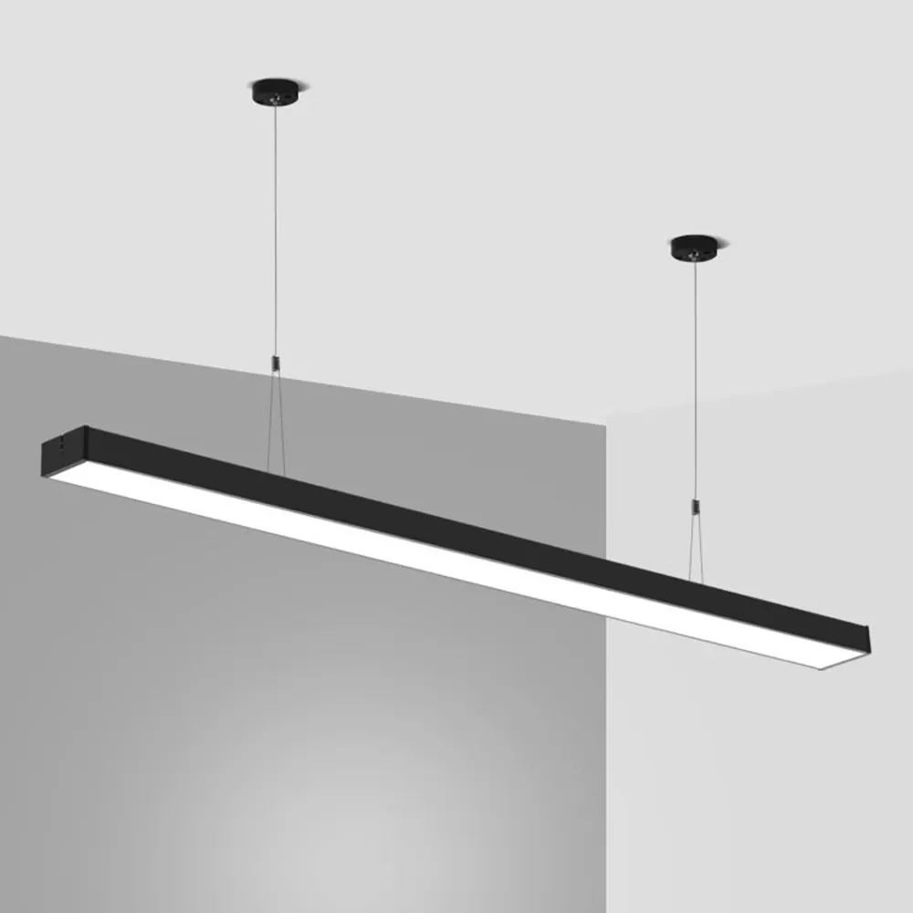 CE ETL FCC NOM TISI Supermercado Biblioteca Escritório Escola Iluminação um por um Led Linear Pendant light