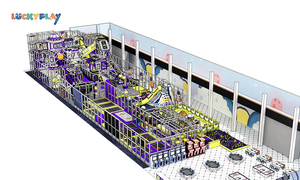 Trẻ em thương mại trong nhà Thiết bị sân chơi tùy chỉnh vui chơi giải trí khác sân chơi cho trẻ em - Product Image 5