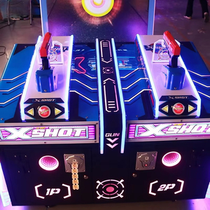 HC kaynak fabrika OEM iki kişi Arcade oyun makinesi sikke işletilen su atıcılık simülatörü eğlence sikke itici oyunu - Product Image 4