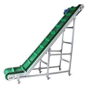 物流包裹用自动不锈钢链条立式输送机提升带式输送机 - Product Image 1