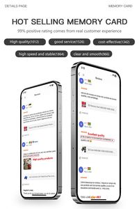 การ์ดหน่วยความจำ SD ขนาดเล็ก A1 Class10ความเร็วสูง2GB สำหรับสมาร์ทโฟน - Product Image 2