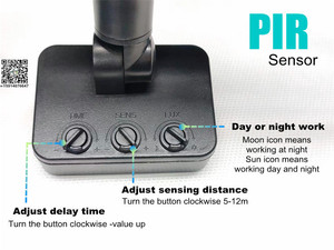 Outdoor Ir Motion Sensor <strong>Led</strong> Flood Light 100w IP66 230V 10-30 <strong>V</strong> DC Low Volt Marine and Domestic Application ETL DLC BIS SASO - Product Image 5
