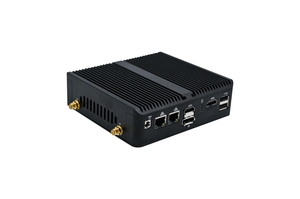 Ordenador industrial integrado más popular sin ventilador con tres pantallas, servidor Win10 2 Dual Lan N100 Box - Product Image 4