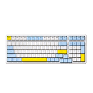 Teclado mecánico K3Max RGB, tecla completa de 100 teclas, intercambio en caliente, efectos de iluminación, junta de teclado para juegos, estructura de silenciador, portátiles - Product Image 1