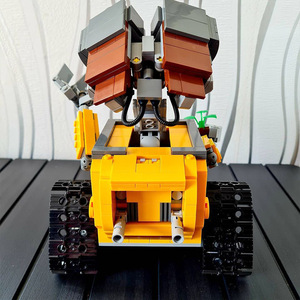 PAREDE E O Robô Building Blocks Idea <span class=keywords><strong>Technic</strong></span> Modelo Figuras Brinquedos Compatíveis Para Crianças PAREDE E O Edifício Robô