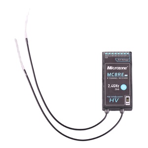 Microzone Mike MC8RE V2 alıcı 8 kanallı MC7mini uzaktan kumanda sabit kanatlı araç modeli - Product Image 1