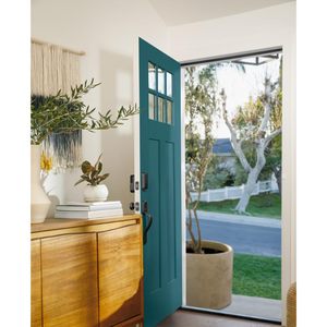 Cerradura de puerta de entrada inteligente con conexión Wi-Fi, teclado táctil y escáner de huellas dactilares para entrada de código y acceso remoto - Product Image 4
