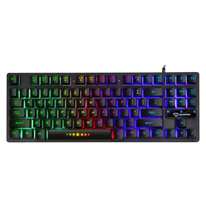 Teclado para ordenador portátil, 87 teclas, impermeable, RGB, Teclado mecánico para juegos con teclas de función multimedia, teclado láser - Product Image 2