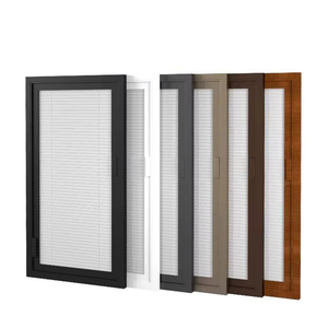 Ventanas de persianas dobles integradas con persianas magnéticas integradas entre vidrio - Product Image 1