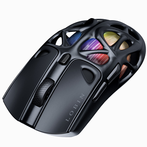 İçi boş dış iskelet tasarımı Pogramable 1K Hz yoklama oranı RGB 3395 sensör 26000DPI üç modlu kablosuz oyun faresi - Product Image 3