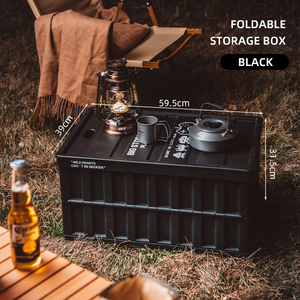 Jalove RTS USA Warehouse Fast Delivery <strong>Black</strong> Garage <strong>Bin</strong> <strong>Big</strong> Capacity 64L Plastic pp Eco-friendly High Quality 2025 Storage BoxS - Product Image 3