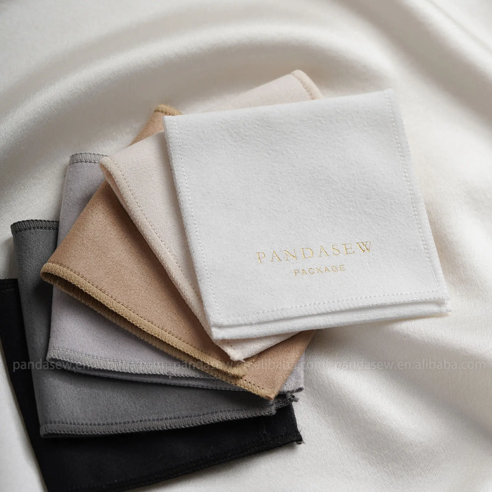 PandaSew замшевый бархатный мешочек для ювелирных изделий под заказ для сережек ожерелий колец Подарочный упаковочный мешочек
