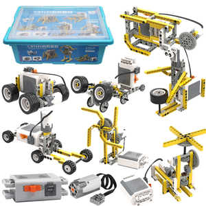 66-in-1 kök DIY APP kontrol Robot yapı taşı Set elektronik eğitici oyuncak tuğla çocuklar için bilim temalı Roboti - Product Image 1
