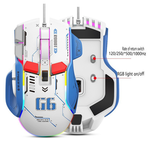 Wholesale G6 Programmable <strong>Game</strong> Mouse Rgb Colorful Luminous Wire-<strong>controlled</strong> Mechanical Mouse Suitable for <strong>Computer</strong> Laptops. - Product Image 5