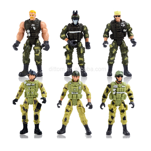 6in1反恐玩具士兵指挥官军事行动人物军人为孩子们准备 - Product Image 5