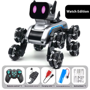 2024 New Children's Play Time Light up Music <strong>8</strong> Wheels <strong>Robot</strong> Dog Model Rc Stunt Car <strong>Robot</strong> Dog Toys - Product Image 5