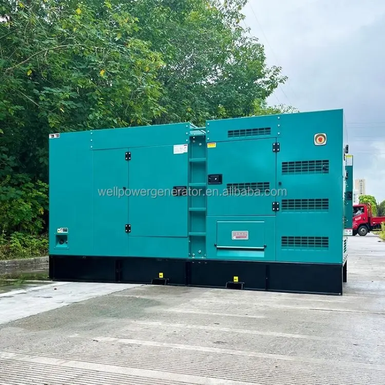 Novo conjunto de gerador diesel tipo silencioso com motor Coreia Doosan P158LE 400KW 500KVA gerador diesel