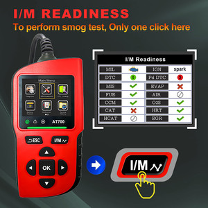 Acclope AT700 OBD2 tarayıcı DTC arama kodu okuyucu okuma ve net hata kodu tarayıcı tak ve çalıştır OBD II - Product Image 3